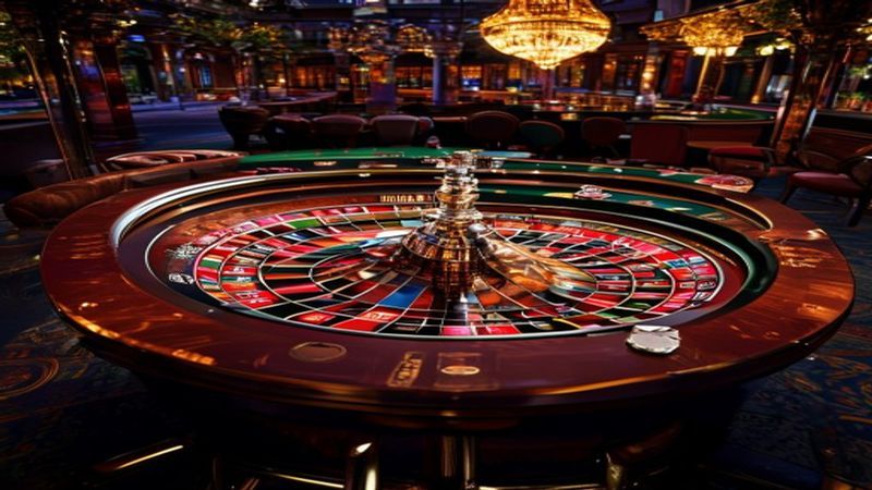 Minh họa bàn cược Roulette và các vị trí đặt cược